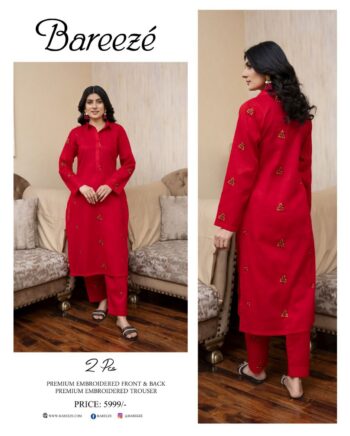 Lawn Fabric Suit D Zahra